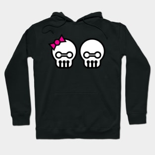 Skulls for Him and Her Hoodie